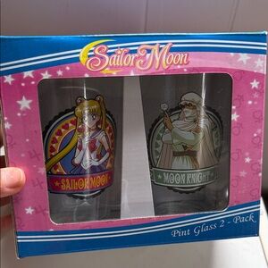 Sailor Moon Pint Glass 2-Pack - Colorful Design